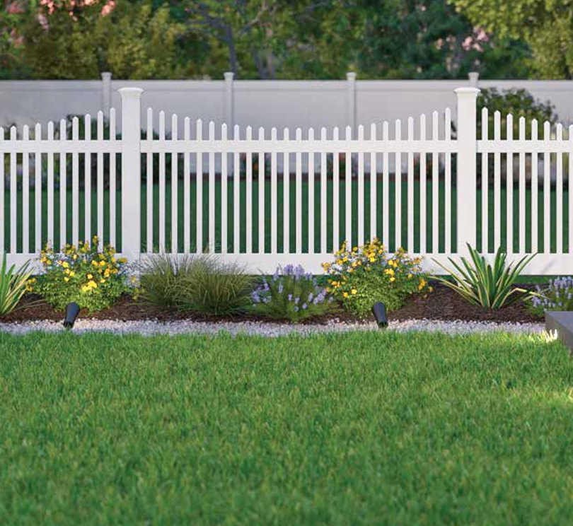 Vinyl Picket fence
